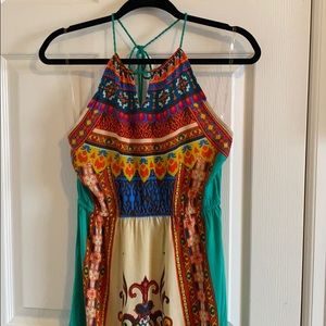 Colorful maxi dress